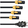 EUROLITE IP T-Con power cable 1-4, 3x2,5mm² Kabel Powercon