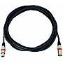 Omnitronic Kabel do mikrofonu MC-75R, 7,5m czerwony, XLR m/f, balanced