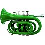 Dimavery TP-300 Bb Pocket Trumpet, green, trąbka