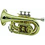 Dimavery TP-300 Bb Pocket Trumpet, gold, trąbka
