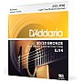 D'Addario EJ14 80/20 Bronze Struny do gitary akustycznej, Light Top/Medium Bottom/Bluegrass, 12-56
