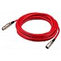 Monacor MEC-100/RT, kabel xlr symetryczny czerwony 1m