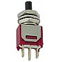 PRZYCISK VERTICAL SUBMINIATURE PUSH-BUTTON SWITCH - SPDT ON-(ON)