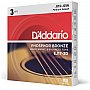 D'Addario EJ17-3D Phosphor Bronze Struny do gitary akustycznej, Medium, 13-56, 3 kpl